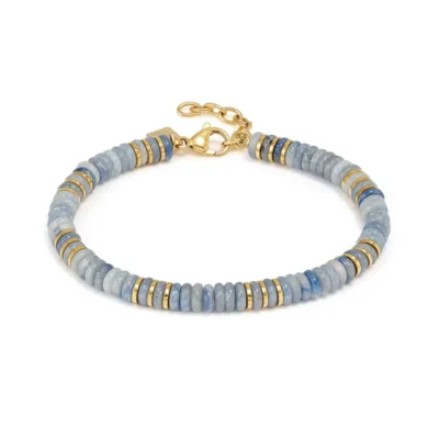 Bracciale Nomination Instinctstyle Infinity in Acciaio PVD Giallo e Pietre Colorate
