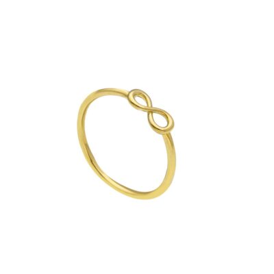 Anello In Oro Giallo 750 con  Infinito