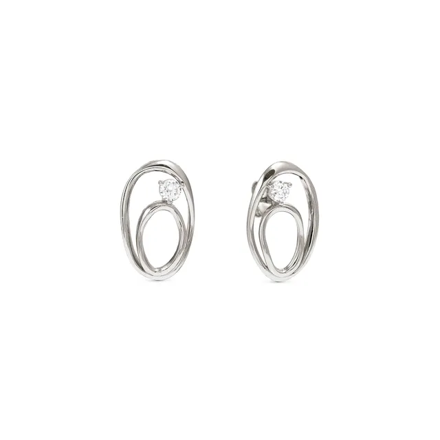 Orecchini Nomination in Argento My Rebel Art Ovali 242811/053